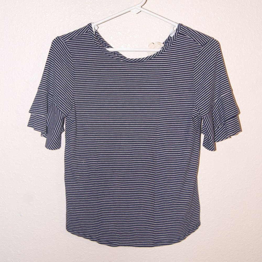 Black and White Blouse